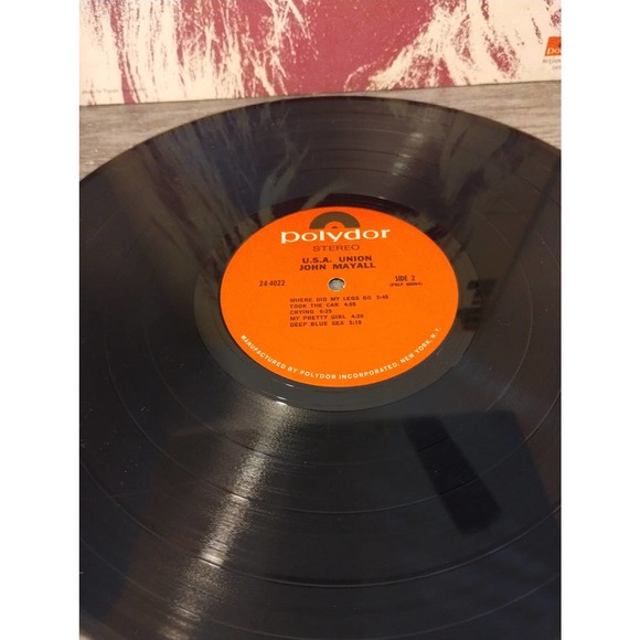 John Mayall USA Union Blues On Polydor Gatefold Stereo 24-4022 - Picture 3 of 6